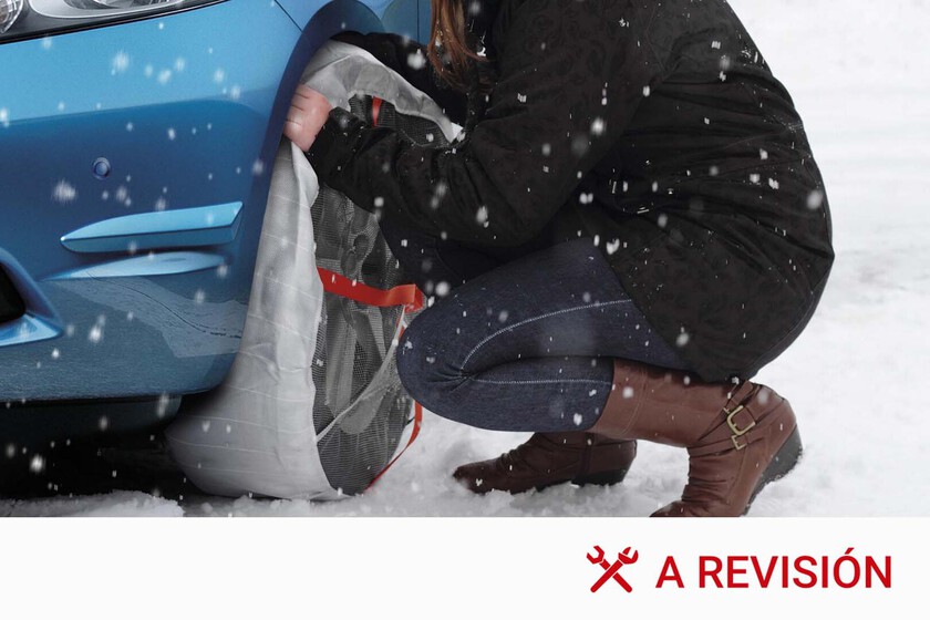 las fundas textiles me han salvado siempre que me ha sorprendido la nieve. Por esto las prefiero a las cadenas de toda la vida