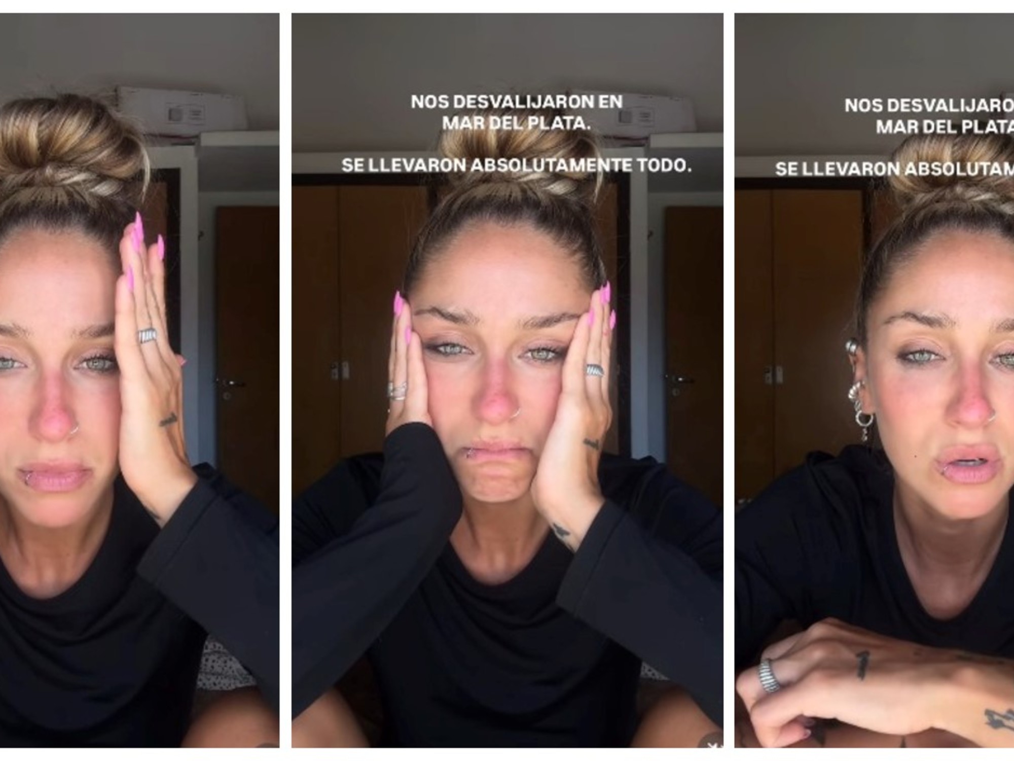 No me dejaron ni la ropa interior