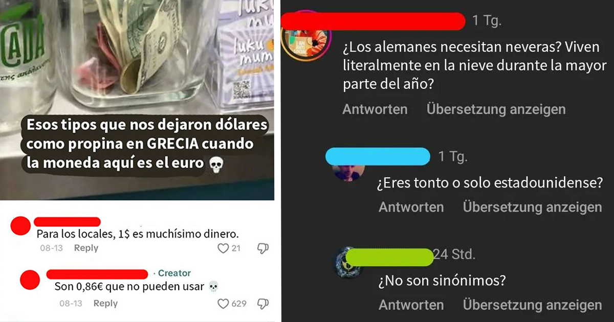 Comentarios ignorantes de estadounidenses que recibieron burlas europeas