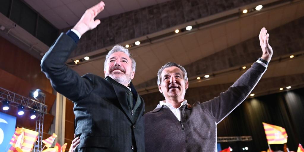 El PP da un giro en el cierre de la campaña en Aragón y se lanza a por Vox