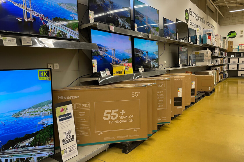 cinco teles a precio de outlet con cupones para próximas compras