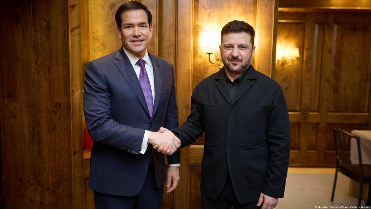 Marco Rubio y Volodímir Zelenski conversaron en Munich sobre el proceso de paz para Ucrania