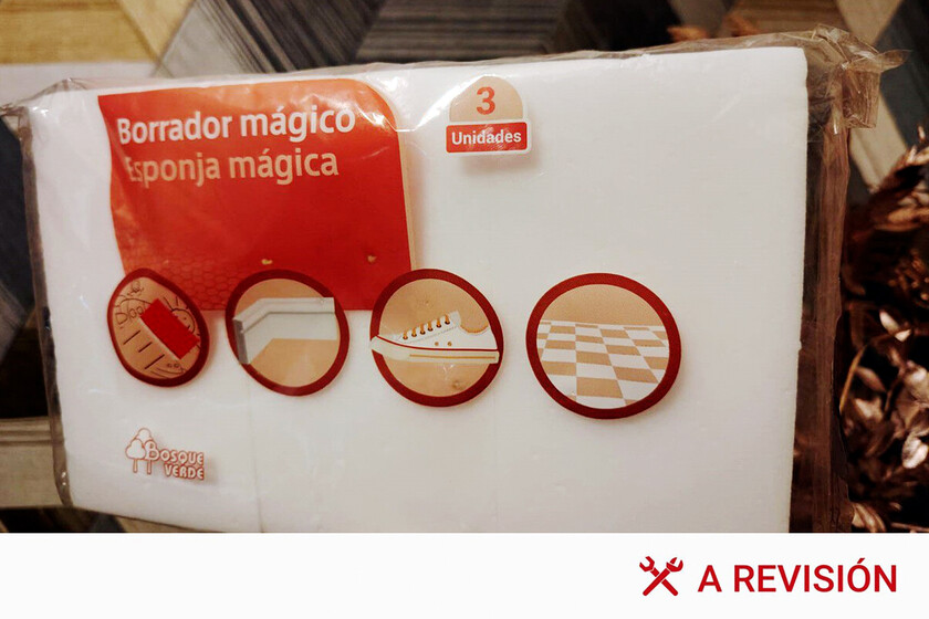 Cuesta nada y menos, funciona de vicio en casa, pero no sabía que el borrador mágico de Mercadona también dejaba el interior del coche como nuevo