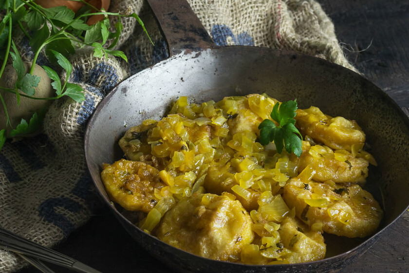 Patatas a la importancia. Receta de cocina fácil y deliciosa de origen palentino
