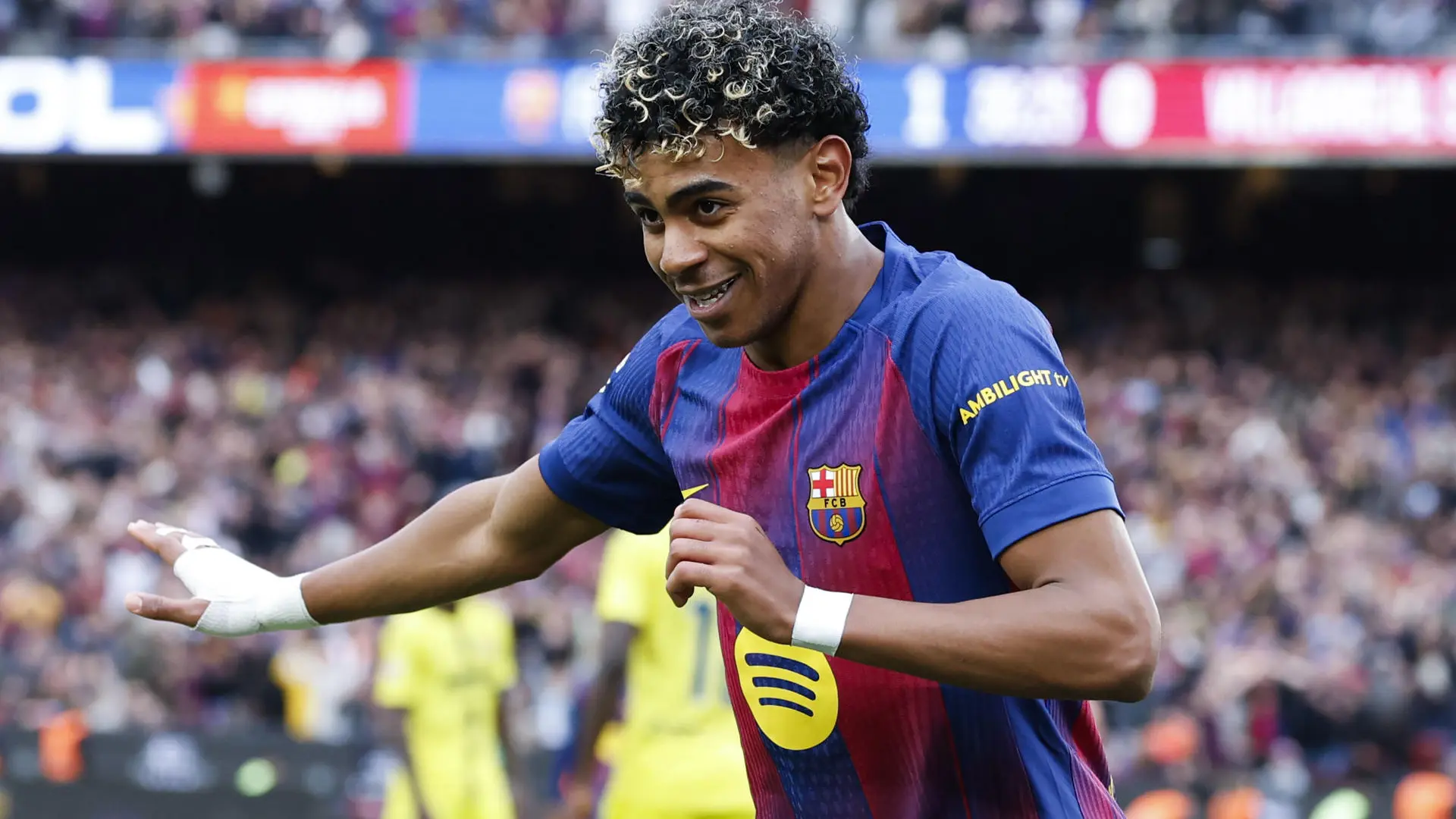 Lamine Yamal estrena ‘look’ antes del partido contra el Atlético de Copa del Rey