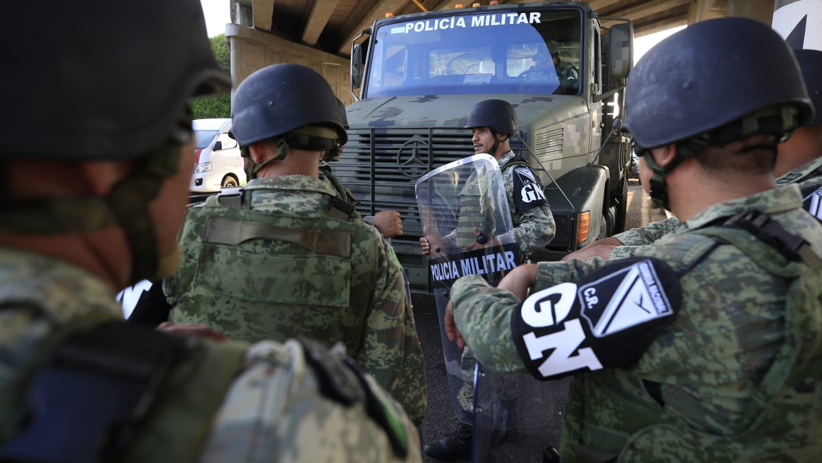 Las fuerzas armadas de México listas para combatir un hipotético ataque terrorista en el Mundial
