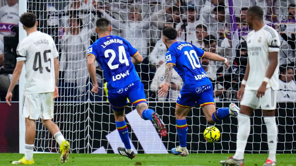 Getafe venció al Real Madrid