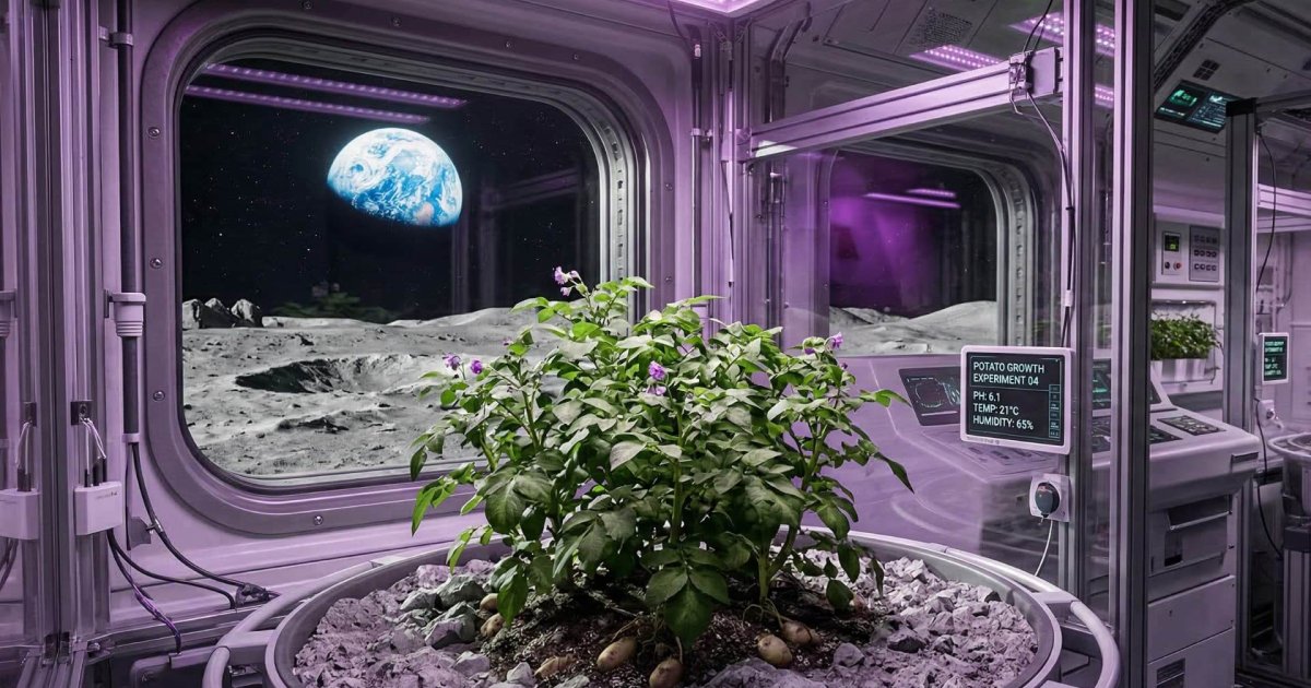 ¿Comeremos patatas en la Luna? Investigadores de la Universidad Estatal de Oregón desvelan el secreto para cultivar en el espacio